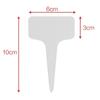 20pcs/lot 6 x10cm Plastic Plant T-type Tags Markers Nursery Garden Labels Decoration