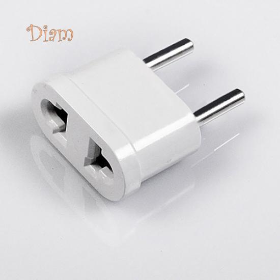 ANBS US USA to EU Euro Europe AC Power Plug Travel Adapter Charger Socket Converter