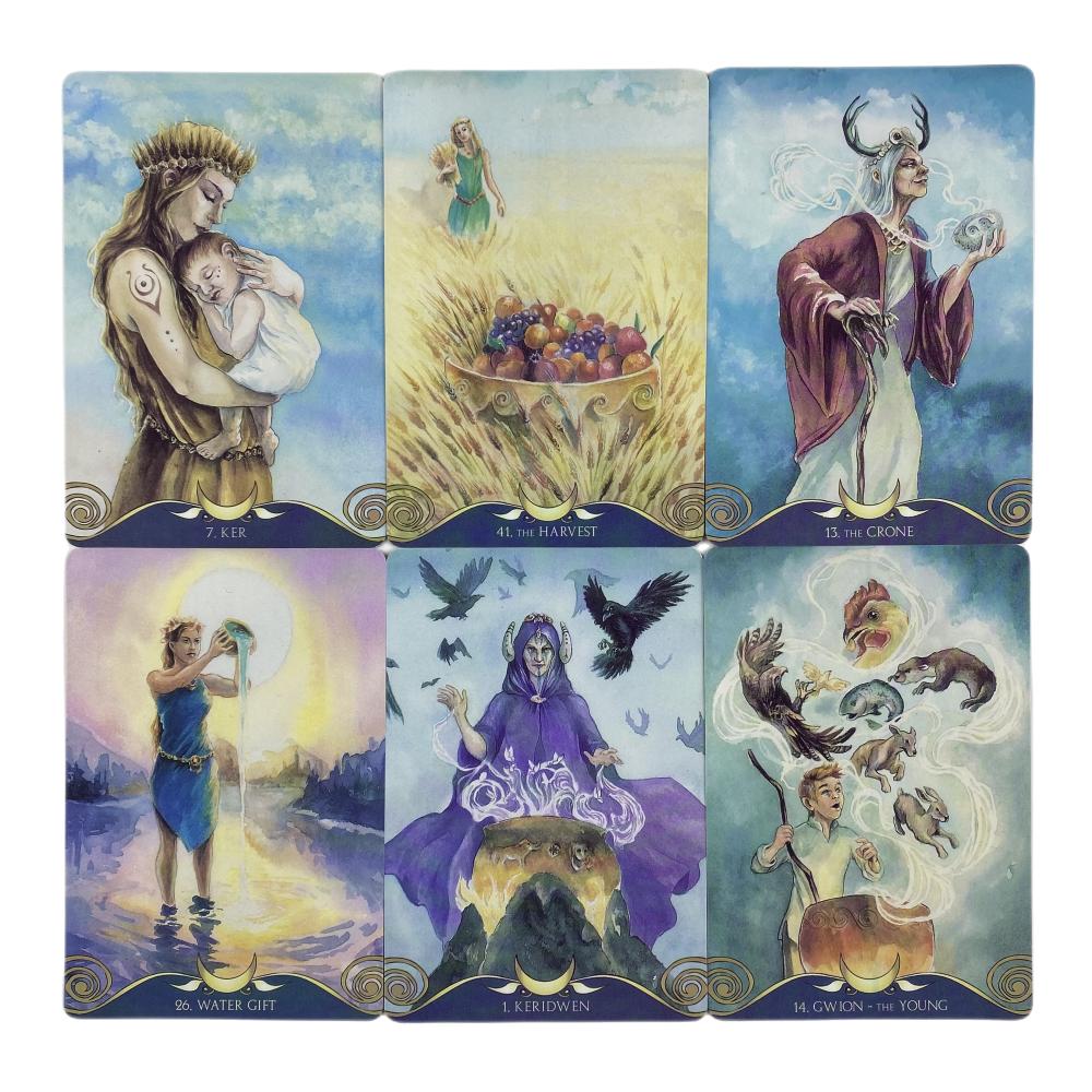 The Goddess Temple Oracle Cards Divination Deck English Versions Edition Tarot Board Playing Table Games