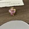 Punk Rhinestone Bee Ring Enamel Design Colorful Bee Ring Trendy Vintage Bee Ring  Casual Wear