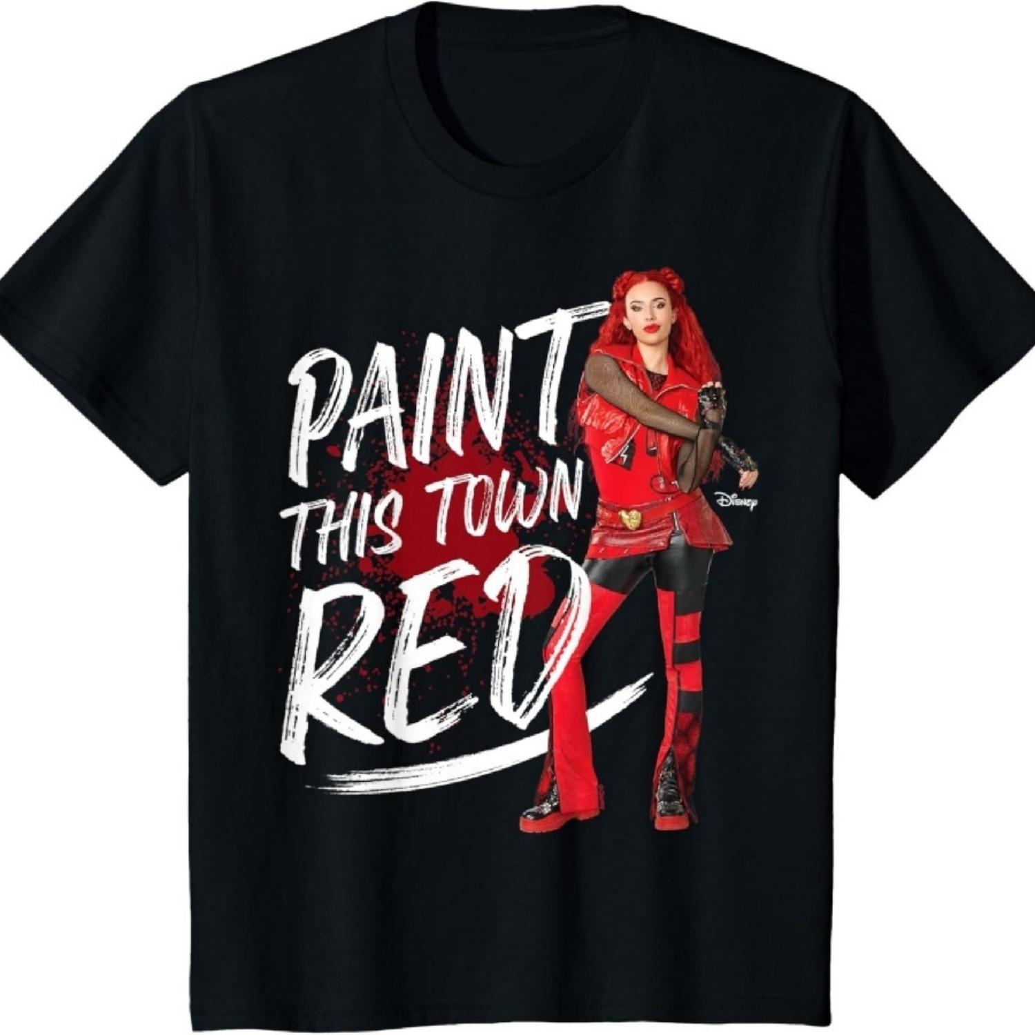 Descendants 4 - The Rise Of Red Paint This Town T-Shirt S