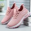 Plus Size Fly-knit Breathable Women's Casual Shoes for Versatile Middle-aged and Elderly