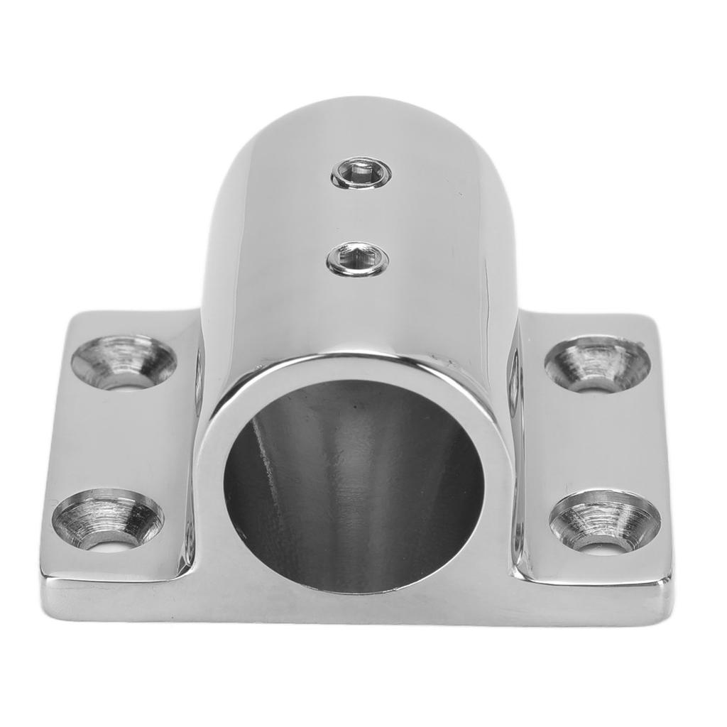 Boat Hand Rail Fitting 316 Stainless Steel Marine Yacht Handrail Rectangle Stanchion Base 7 8in Hole