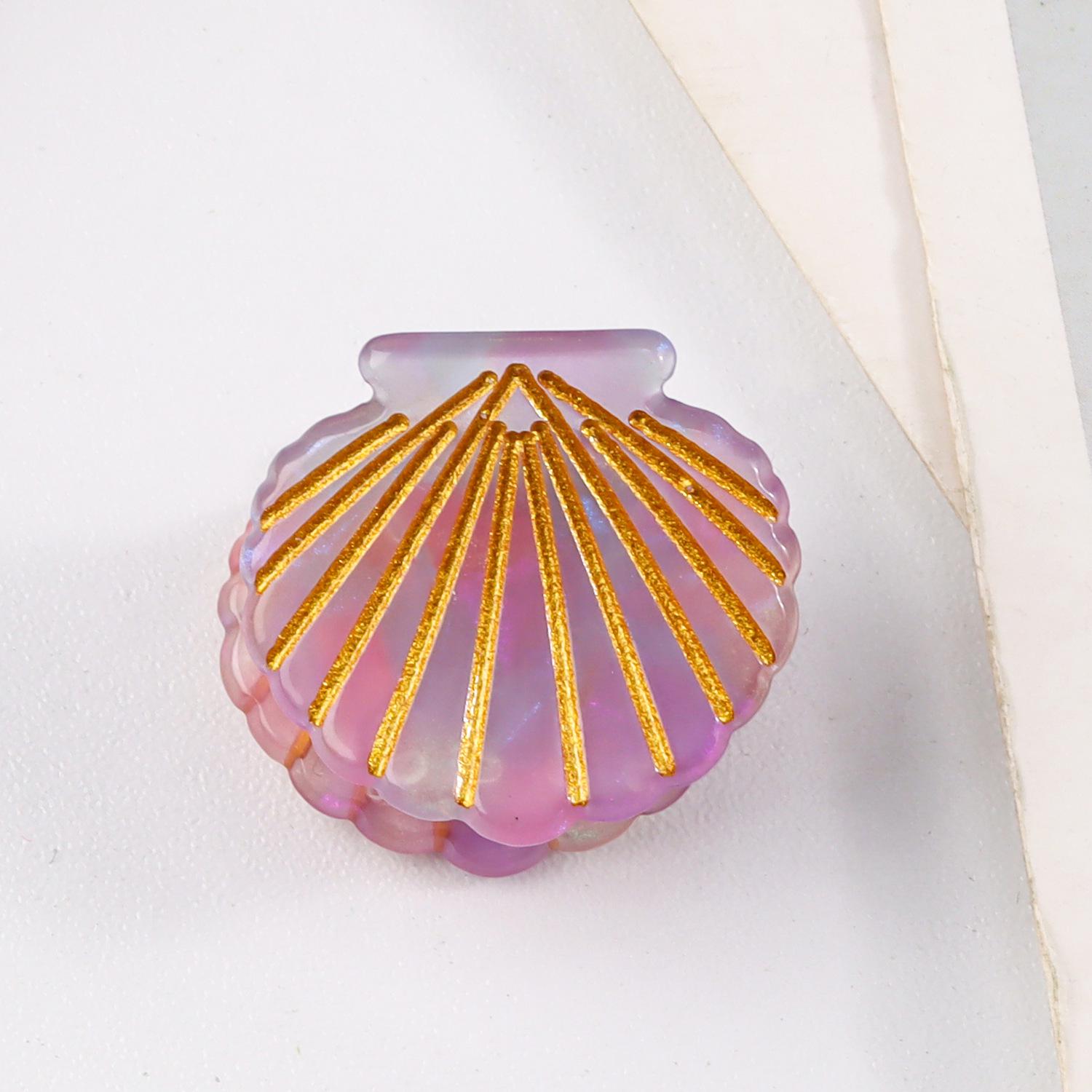 

Bamboo Yao Jewelry Shell Claw Clip - Sweet Girl Style Hair Accessory for Women, Fashionable Bangs Clip