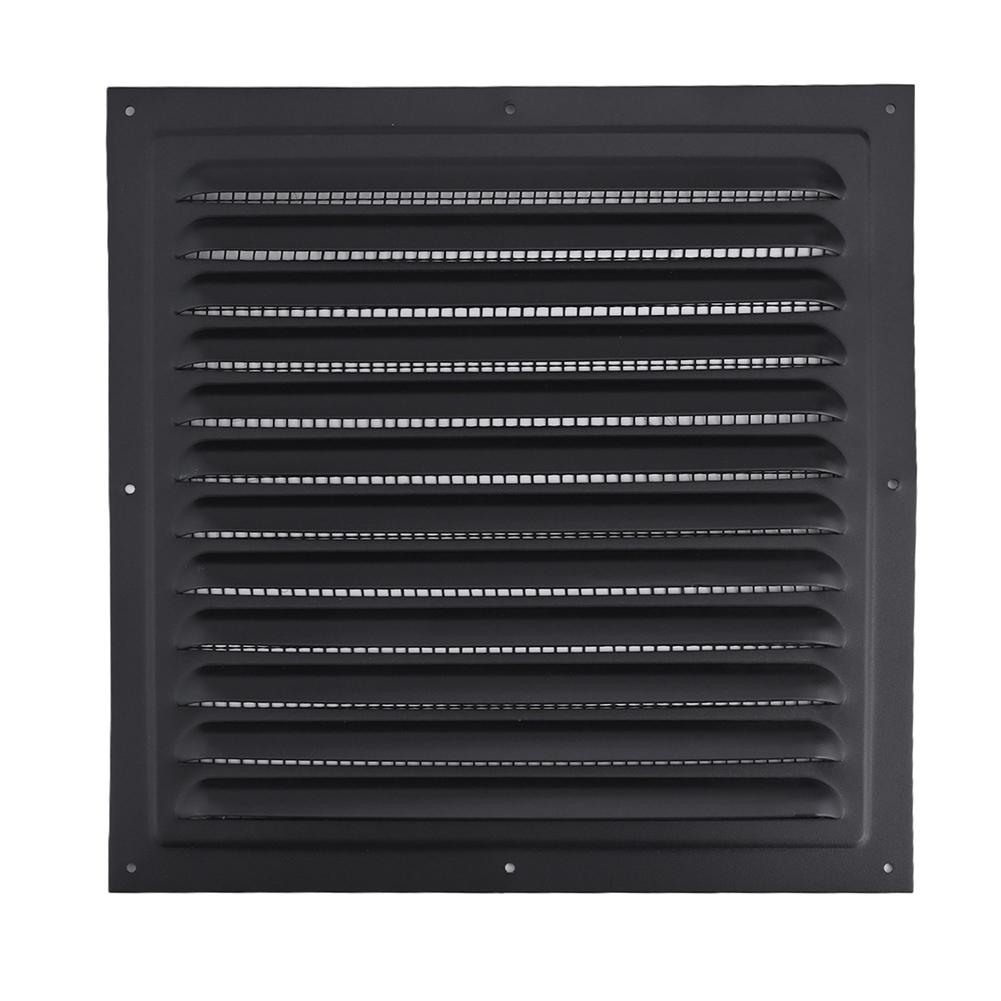 1Pc Air Vent 100-400mm Aluminum Louver Vent Grille Cover Square/rectangle Vent Insect Screen Cover For Kitchen Bathroom