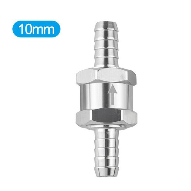 One-way Non-return Check Valve Fuel Water Gas Air Vacuum Aluminum Alloy Petrol Diesel Water Fuel Line Way