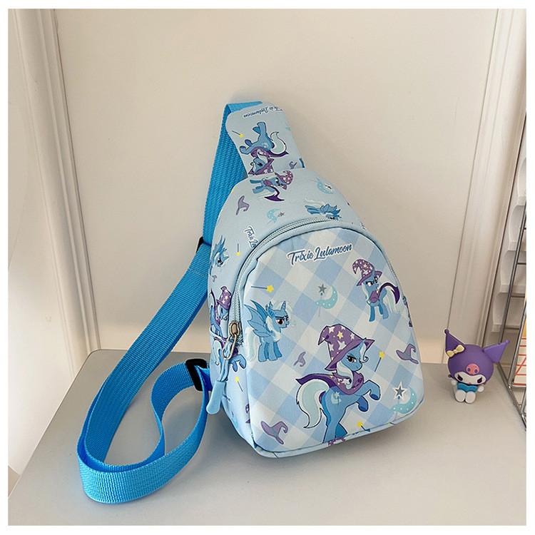 Cartoon Stylish New Chest Bag For Kids Lightweight Fashionable Ins Backpack For Boys Girls And