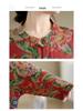 Real Shot 2025 Cotton Linen Frog Button Shirt Retro Cardigan Top