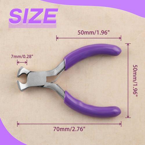 SPEEDWOX Small End Cutting Nippers, Perfect for Crafts, Handmade, and More! Features a Spring-Loaded Spring for Cutting, Nail Processing, and Miniatur