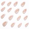 Le Fan Polka Dot Almond French White Wearable Nails