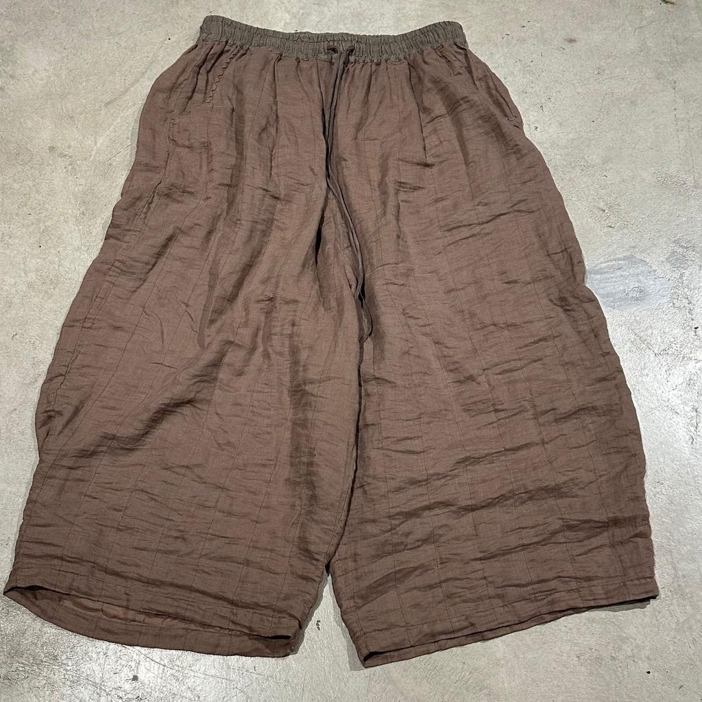 Johnature Women Vintage Wide Leg Pants Elastic Waist Autumn Trousers Loose Belt High Quality Pants