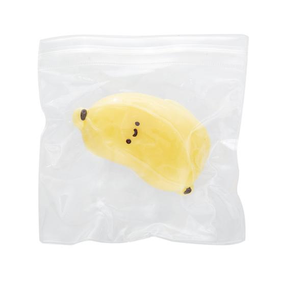 Brinquedo de Apertar Banana Desenho Animado Simulado Elástico Rebote Lento Banana Sorridente Fidget Toy Portátil Formato de Fruta Simulada Brinquedo Sensorial