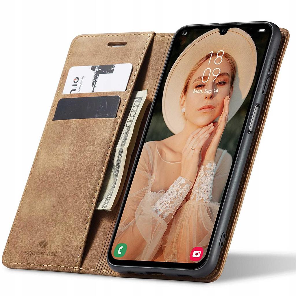 Sc Wallet Galaxy A24 Light Brown