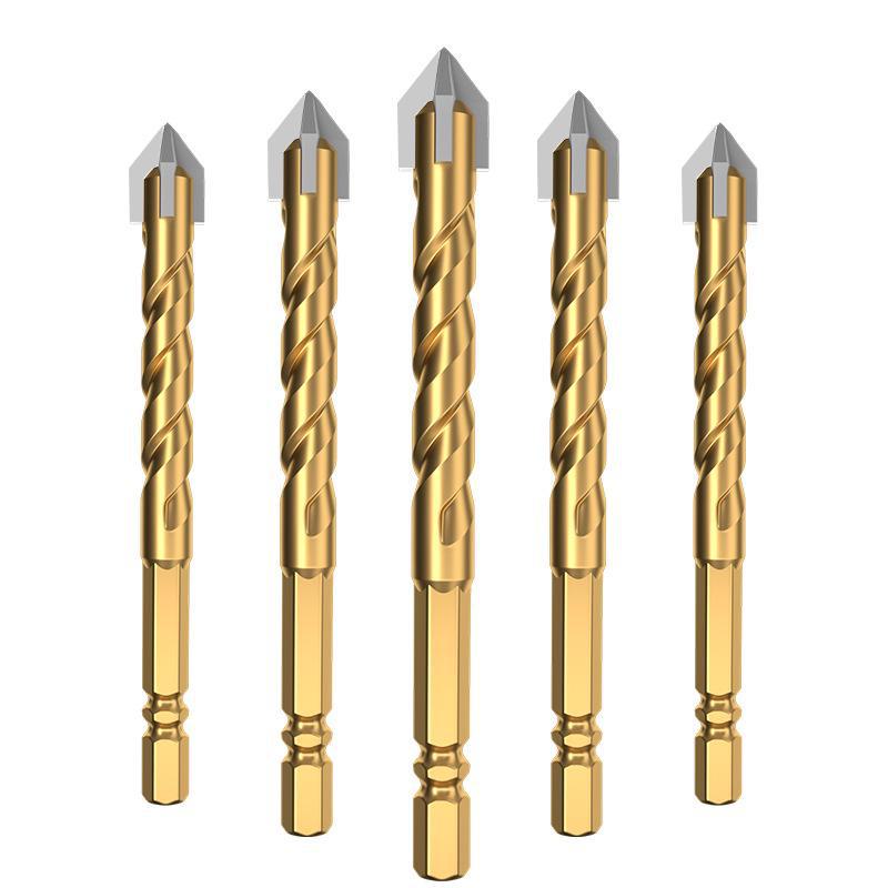 Green Forest Four-Edge Triangle Drill Bit for Metal, Glass, and Tile