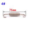 2pcs 55mm 60mm 65mm 75mm 80mm 85mm 90mm 95mm Motorcycle Stainless Steel Exhaust Pipe Spring Hooks Rotatable Expansion Springs