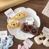 Cute Cartoon Three-dimensional Cotton-padded Embroidered Little Rabbit Hair Tie  Girl Hair Band  Children's Little Duck Hair Band