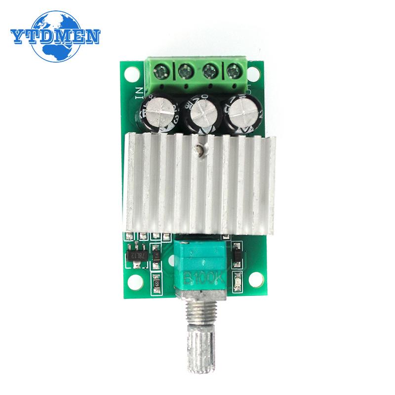 10A PWM Gleichstrommotor Drehzahlregler 12V 24V Einstellbarer Geschwindigkeitsregler Dimmer Schalter für Lüftermotor LED-Licht 12V-30V