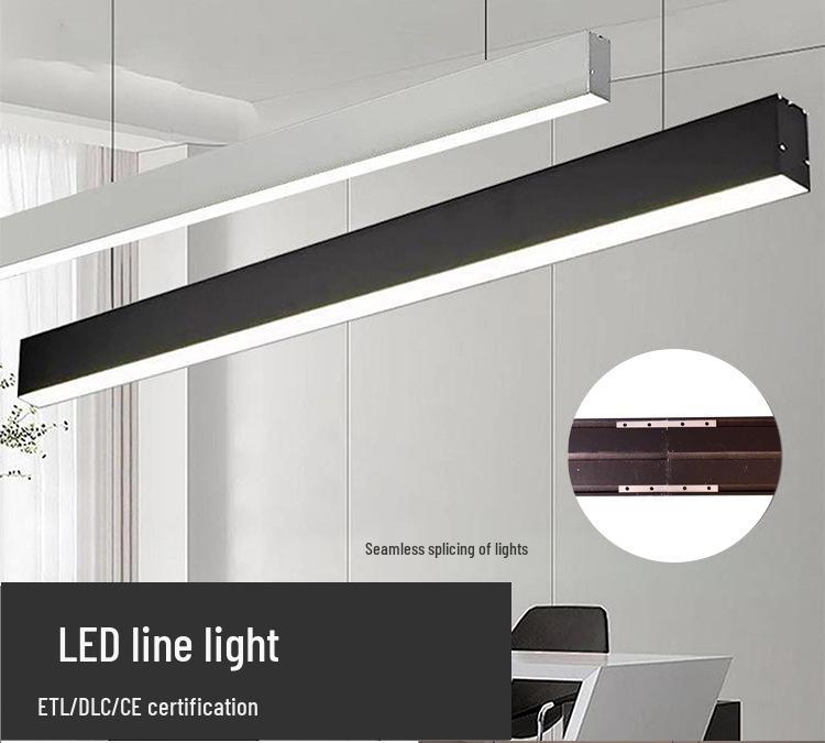 ETL US Standard LED Work Light - Aluminum Alloy Linear Pendant for Meeting Rooms and Offices