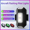 7 Farben LED Antikollisions-Warnleuchte RC Drohne Blitz LED Positionslicht Motorrad Blinker Anzeige Stroboskoplicht