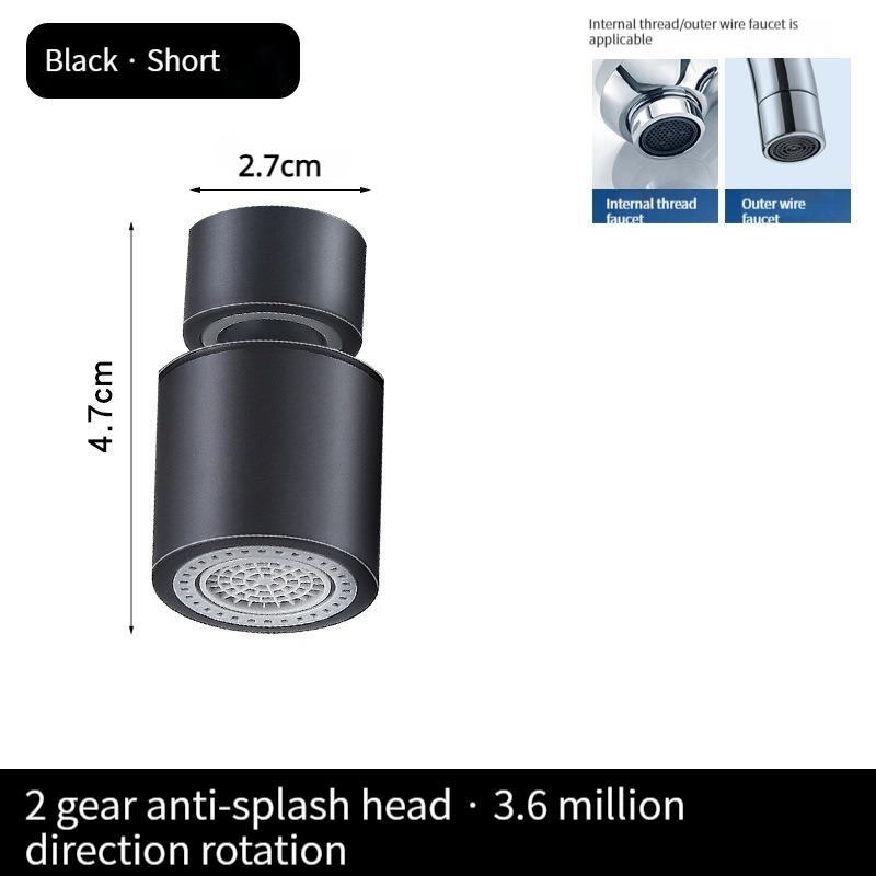 Kitchen Faucet Universal Anti-splash Universal Conversion Joint Washing Basin Bubbler Universal Rotatable Extender Water Nozzle