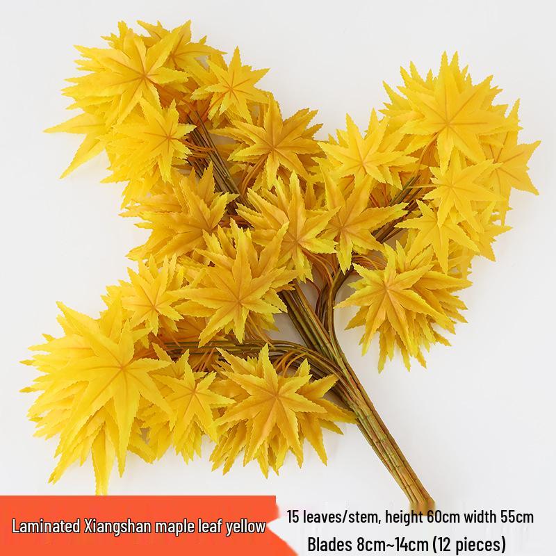 Artificial Banyan Branches with Laminated Plastic Leaves for Landscaping and Decoration