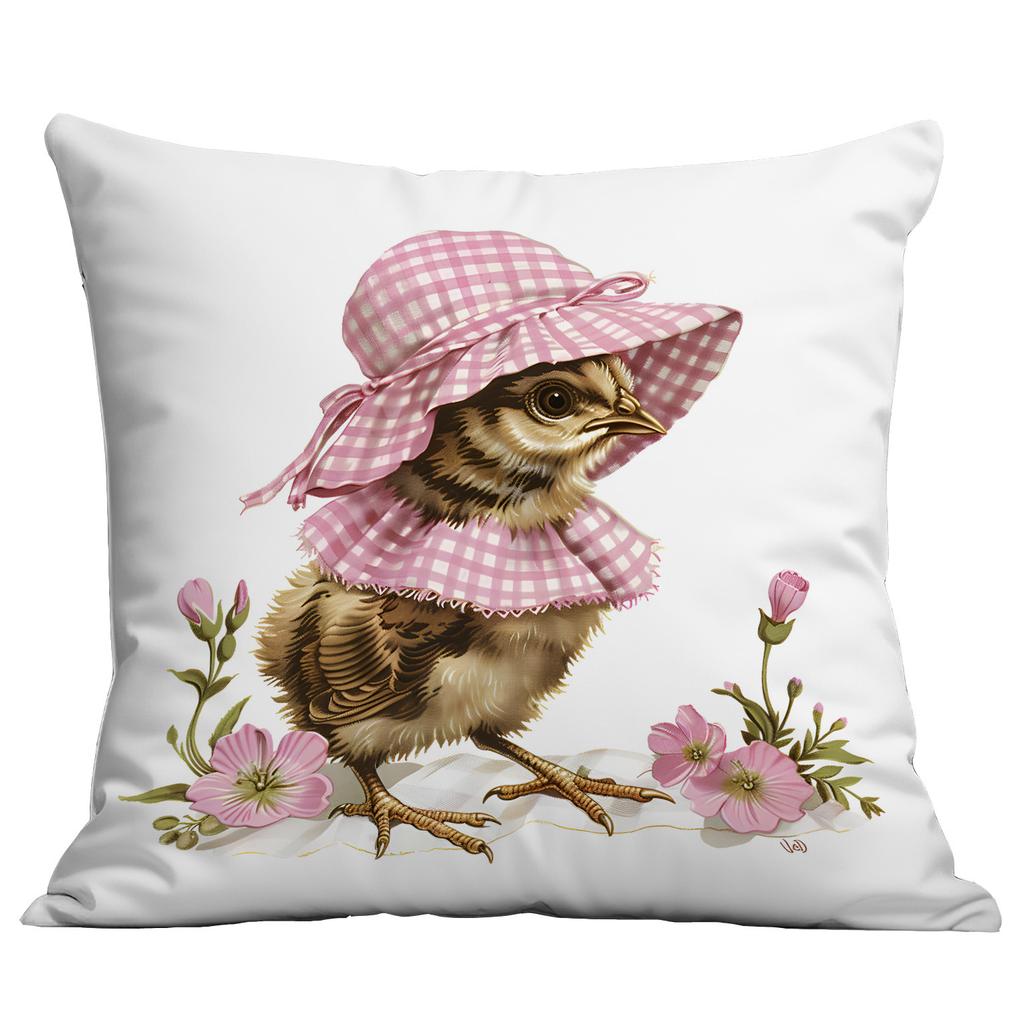 New Retro Pink Spring Farmhouse Pillowcase Home Living Room Sofa Cushion Pillowcase