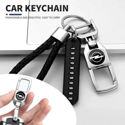 1 ud. Llavero de Metal para Coche Llavero Accesorios para Llaves Para Astra H G J Insignia Mokka Zafira Corsa Vectra C D Antara Combo Hy4