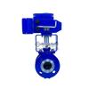 VQ671F-16C Stainless Steel Electric Flanged Pneumatic V-Port Control Ball Valve DN100