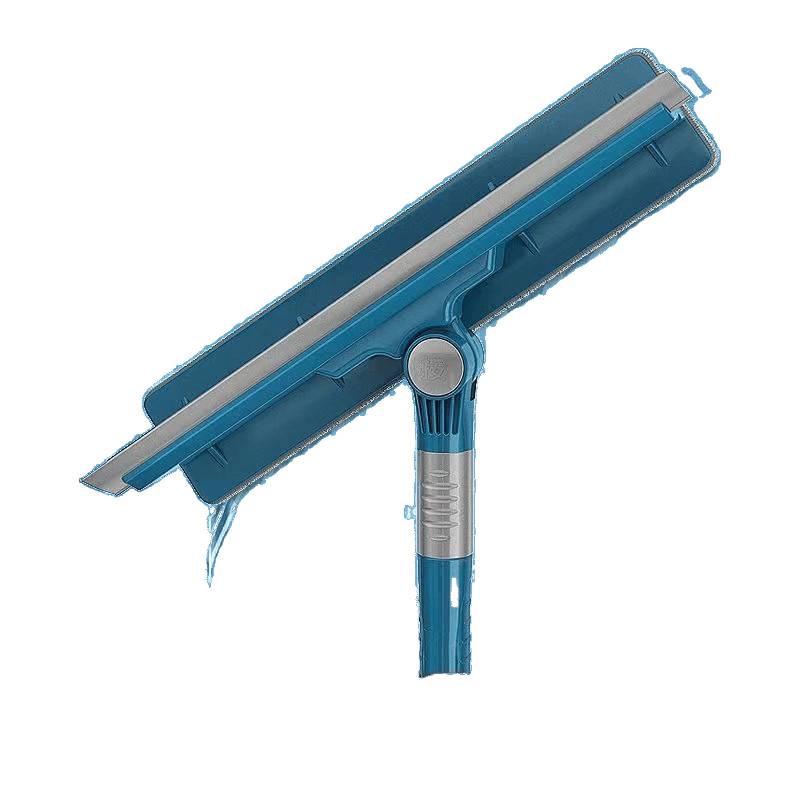 Telescopic Rotating Glass Cleaner – Double-Sided High-Rise Window Squeegee for Households.