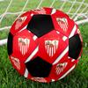 SIZE 5 Sevilla FC Soccer Ball Colorful All Ages Machine Stitched PVC Competition Ready Durable High-Bounce