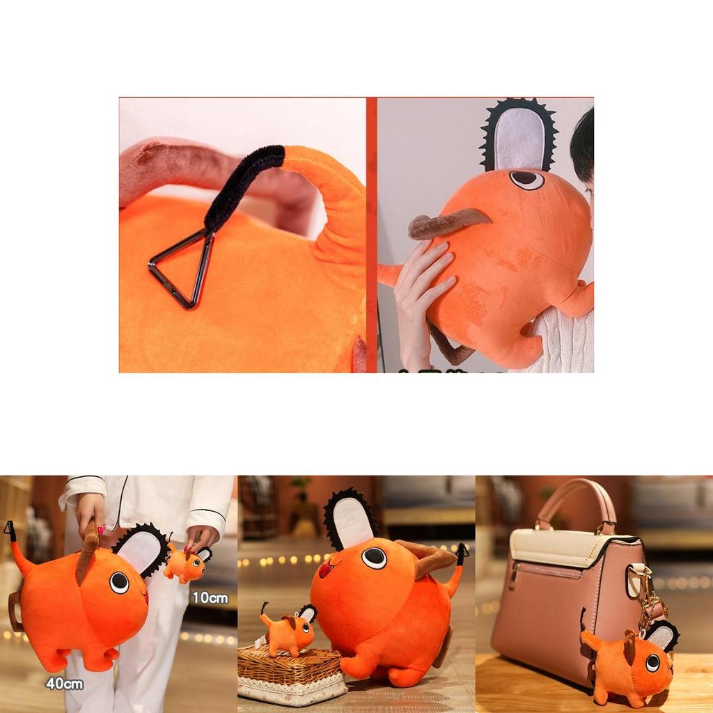 Chainsaw Man Pochita Plush Toy Stuffed Doll For All Ages Soft Squishy Non-toxic Materials Birthday Xmas Gift