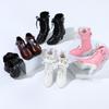 Fashion PU Doll Boots High Heel Princess Shoes For Bjd 1/3 Doll Shoes Accessories 60cm Doll Clothes Wearing Play House Kids Toys