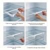 Clear High Capacity Egg Organizer for Refrigerator with Time Scale Stackable Container and Storage for Refrigerator with Drawers