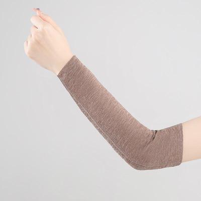 Mulberry-Seide Ellenbogen-Stützmanschette für Damen & Herren - Dünne, lange Ärmel-Armschutz für Frühling/Sommer