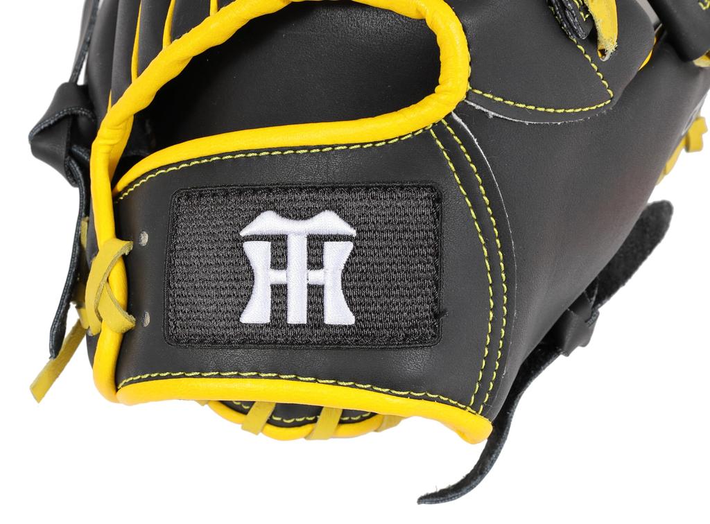 Hanshin Tigers X GP Baseball Throw Glove, Softball, General, All-Around, 12.5 Inch, Left-Handed