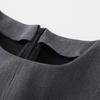 Spring/Summer Women’s Midi Dress: Short Sleeve, Round Neck, Wavy Hem, 5289040