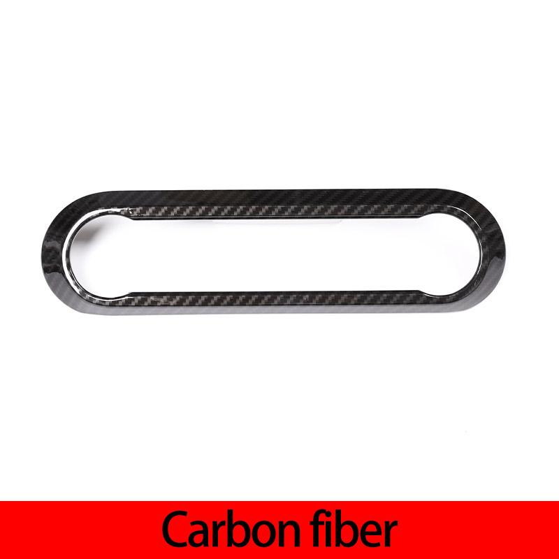

ABS Carbon fiber/Silver For Alfa Romeo Giulia Stelvio 2017-2020 ABS Center Air Conditioning Adjustment Frame Trim Car Accessory
