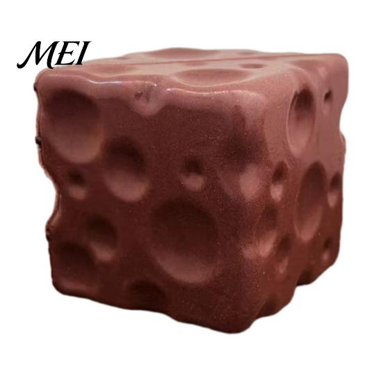 Slow Rising CheeseToys Mini Cheese Cube Squeeze Toy, Anxiety Relief Block Sensory Fake Pinch Toy Rebound for Focus Aid Toys