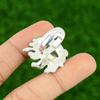 Gift For Her Natural Golden Rutile Stackable Adjustable Ring 925 Silver
