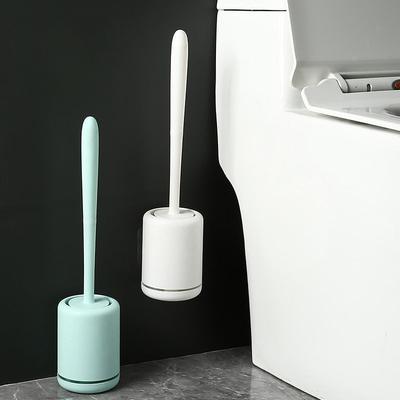 Creative Punch-free Household Toilet Brush Set With Long Handle Toilet Brush With Base Cleaning Brush Bathroom Accessories