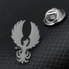 Retro Phoenix Male Brooches Gold Plated Stainless Steel Animal Lapel Pins Men's Jewelry Clothing Accessories Husband Gifts