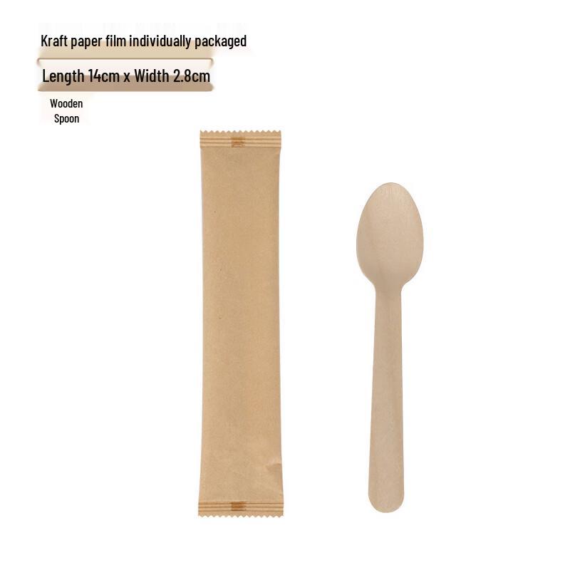 Disposable Wooden Ice Cream Tasting Spoons
