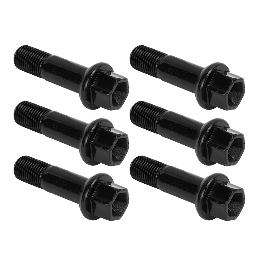 20pcs Black Wheel Lug Bolts Nuts Kit 0009907607 Metal Car Accessories Replacement for MERCEDES‑BENZ