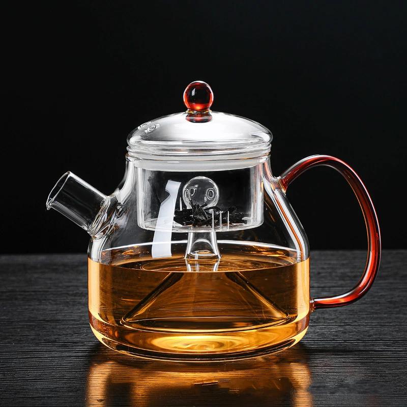 Tekanna Vattenflaska Svanhalsvattenkokare French Press Glas Med lock Termosflaska Hushållsapparat Köksredskap Elektrisk Gryta