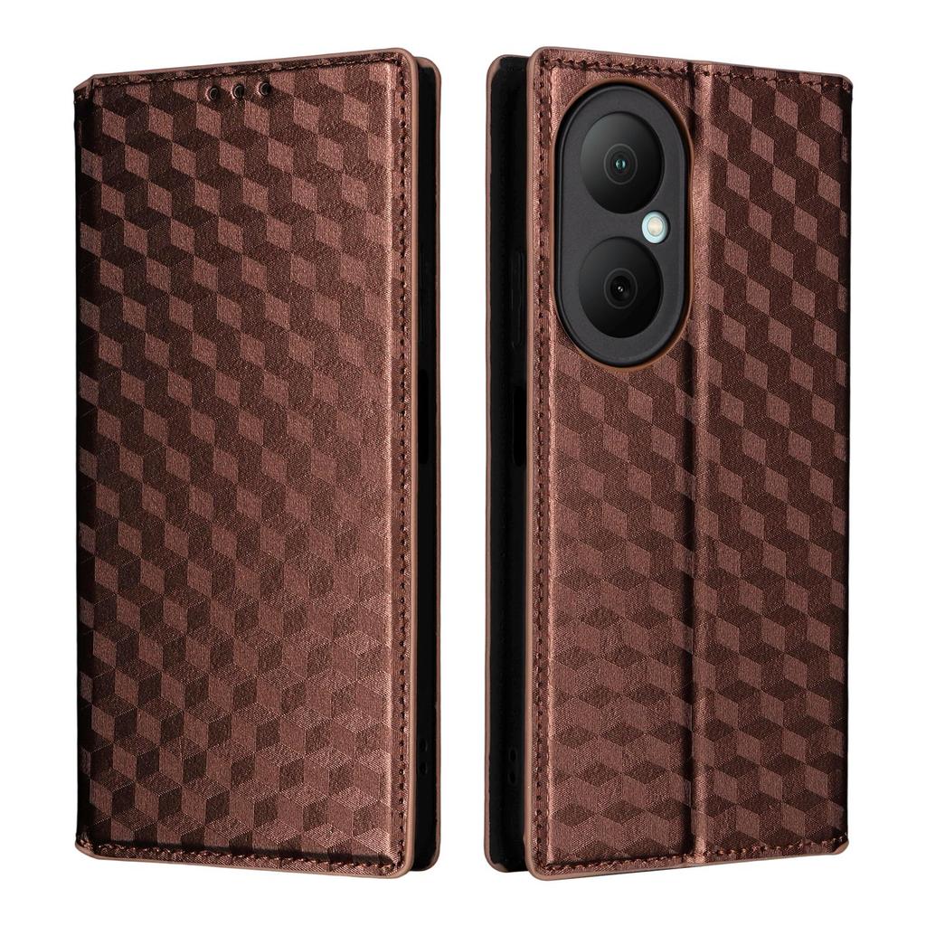 Flip Cover für Huawei Enjoy 80 4G PU-Leder Ganzkörperschutz Mit [RFID-Blockierung] Stoßfest Langlebig Retro Handyhülle