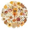 50Pcs/Set Wabi-sabi. Retro Flowers & Leaves Series 06 PET Stickers Waterproof DIY Fashion Doodle Decals Stickers