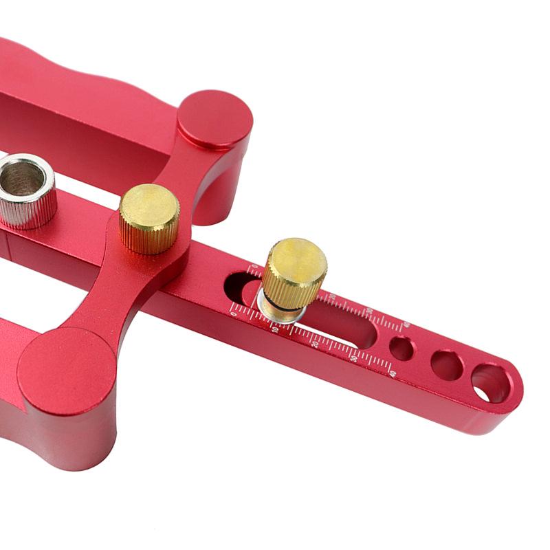 Vertical Woodworking Drill Guide: 3-in-1 Hole Opener for Dowel, Tenon, and Stick Jointing