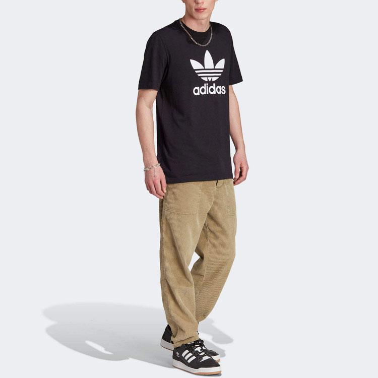 Adidas Originals Adicolor Classics Logo Print T-Shirt Men Tops Black IM4410