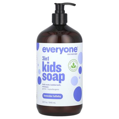 Everyone, 3 In 1 Kids Soap, Lavender Lulaby, 946ml (32fl Oz)