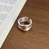 925 Sterling Silber Ringe für Damen Herren Mode Handgefertigt Breiter Ring Paar Minimalistisch Party Schmuck Geschenk Allergie Vorbeugend